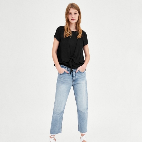 Zara Tops - NWT Zara Blouse Women's Size XS Color Black